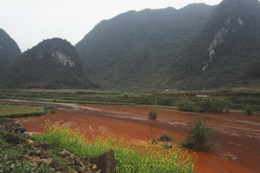 山清水赤，靖西红水河风光。 - 靖西市·靖西网