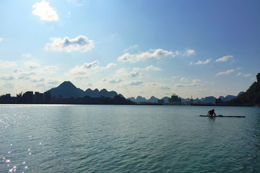 龙潭湖世外桃源,“水天同一色，岸鸟百般声” - 靖西市·靖西网