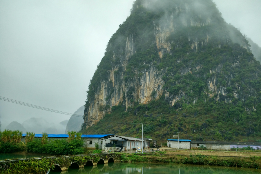 烟雨蒙蒙，画里乡村 - 靖西市·靖西网