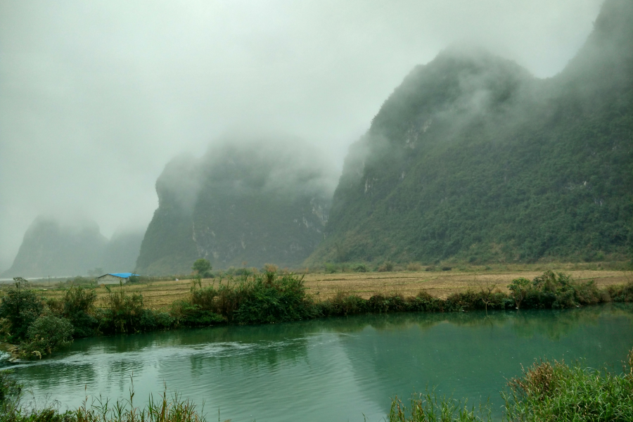 烟雨蒙蒙，画里乡村 - 靖西市·靖西网