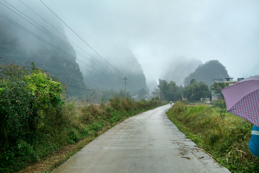 烟雨蒙蒙，画里乡村 - 靖西市·靖西网