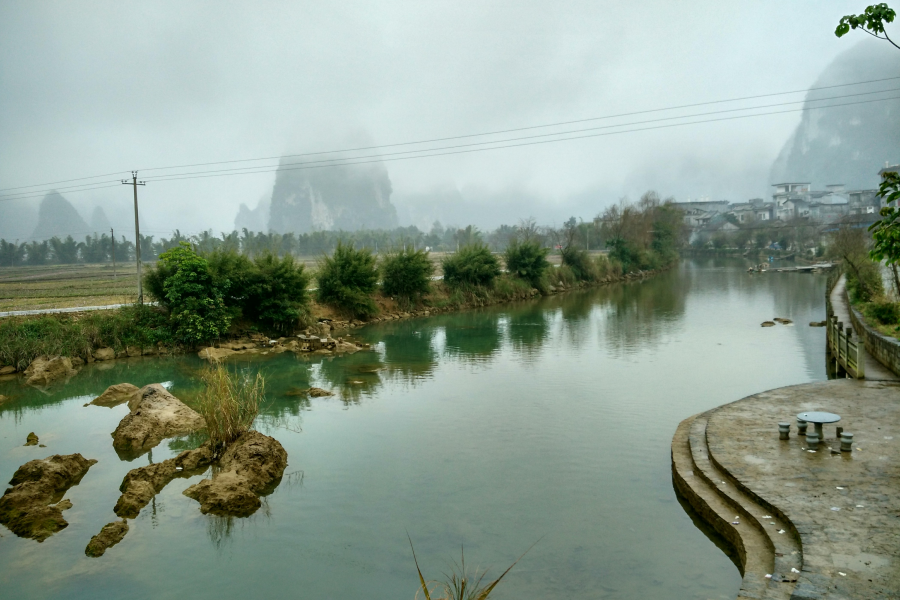 烟雨蒙蒙，画里乡村 - 靖西市·靖西网