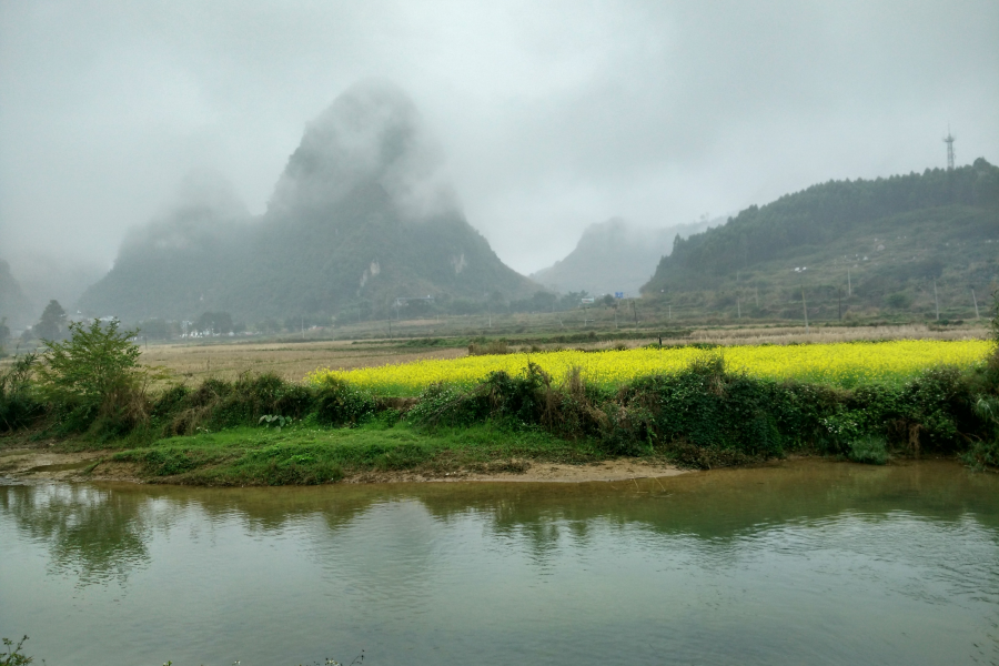 烟雨蒙蒙，画里乡村 - 靖西市·靖西网