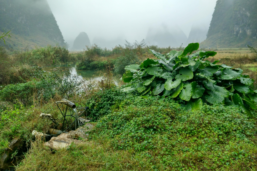 烟雨蒙蒙，画里乡村 - 靖西市·靖西网