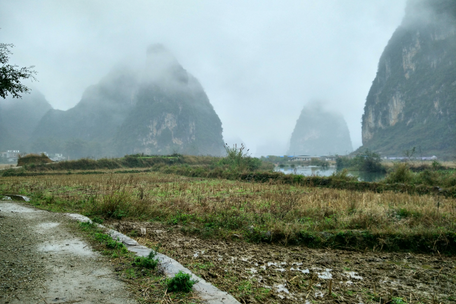 烟雨蒙蒙，画里乡村 - 靖西市·靖西网