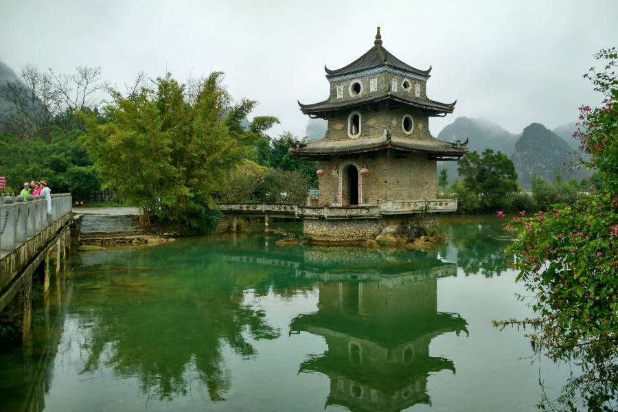 烟雨蒙蒙，画里乡村 - 靖西市·靖西网