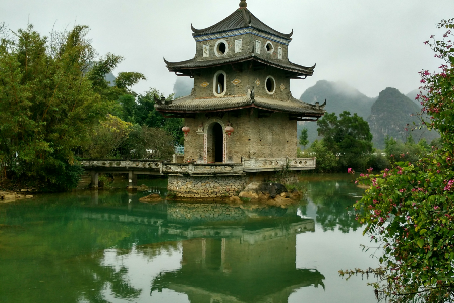 烟雨蒙蒙，画里乡村 - 靖西市·靖西网