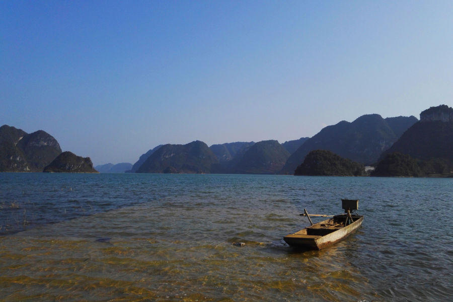 一起去看靖西渠洋湖的日出和日落，一同欣赏它的蓝天白云。 - 靖西市·靖西网