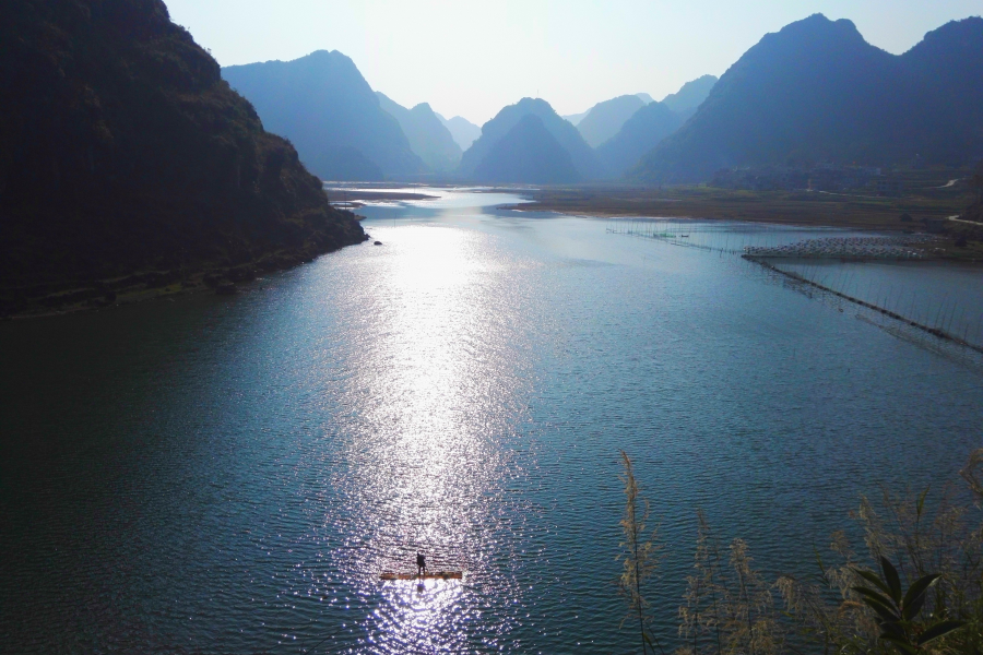 果乐乡连境湖，靖西市唯一地图上标注的天然湖。 - 靖西市·靖西网