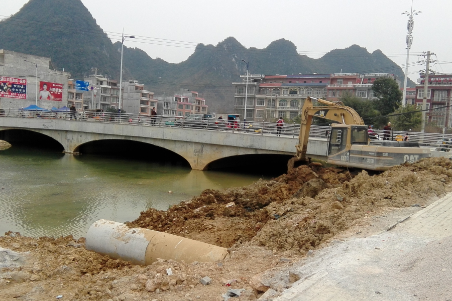 河堤小路，绕城而行 __龙潭路 - 靖西市·靖西网