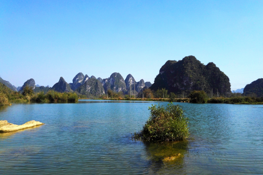 还是那些山，还是那条河，靖西市大兴村一带风光（下）。 - 靖西市·靖西网