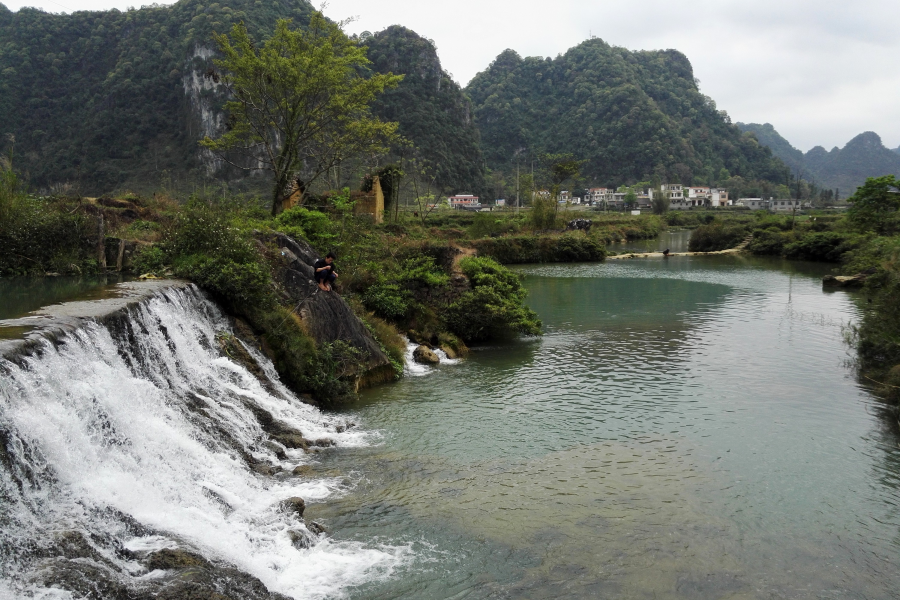 同德有美景之野钓叫念小水坝。 - 靖西市·靖西网