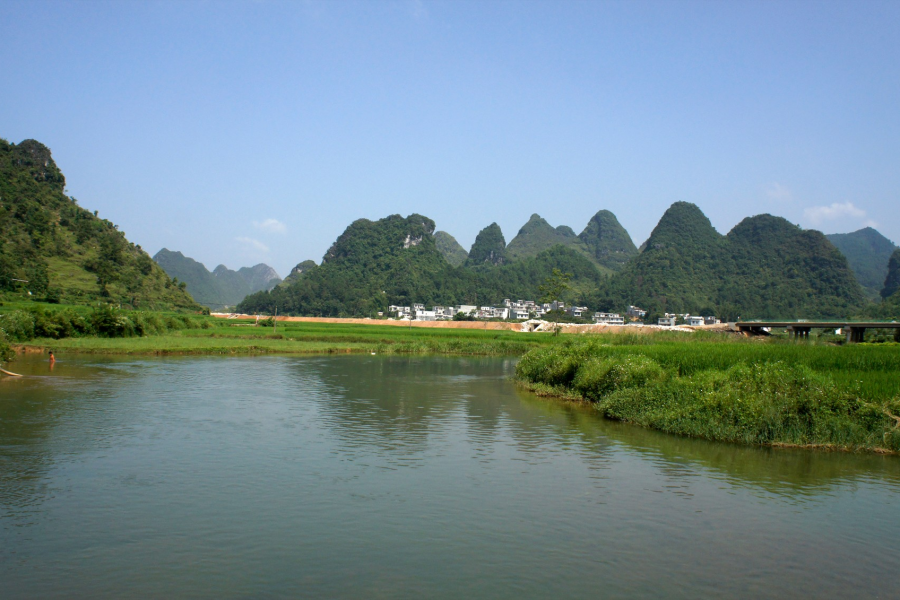 化峒镇三友村田园美景 - 靖西市·靖西网