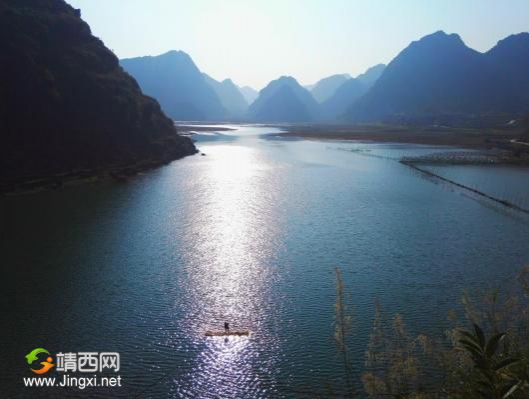 果乐乡连境湖，靖西市唯一地图上标注的天然湖。 - 靖西市·靖西网