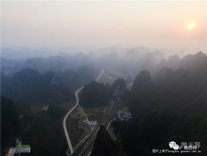 崇靖高速，真的美极了，醉美边关高速不是浪得虚名！ - 靖西市·靖西网