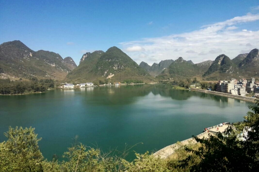 我已经一周没看见晴天，厌烦了桂林的雨天和雾霾，才觉得靖西的蓝. - 靖西市·靖西网