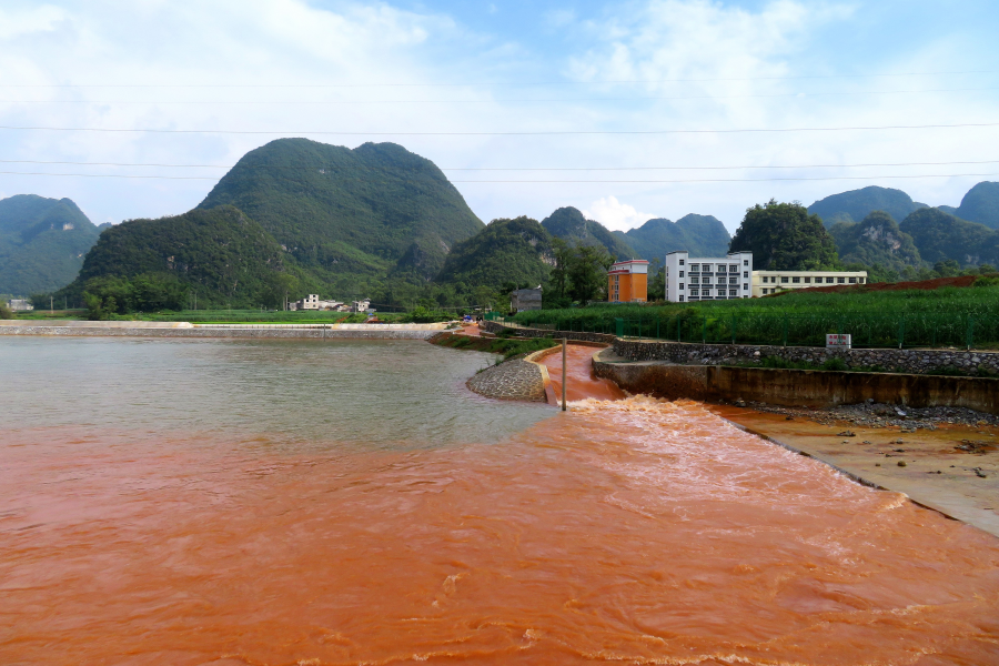 靖西庞凌河源头最新情况，仍然是一遇暴雨就血流成河。 - 靖西市·靖西网