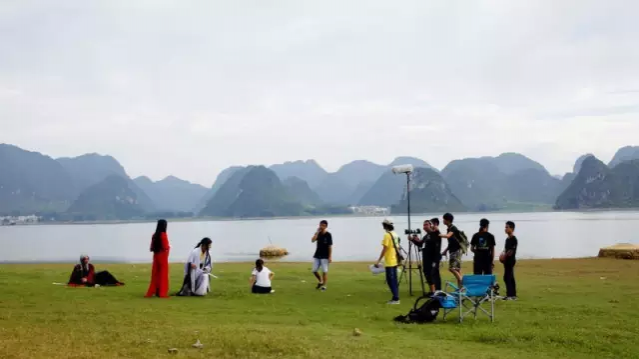 网络大电影《三界》渠洋湖拍摄现场 - 靖西市·靖西网