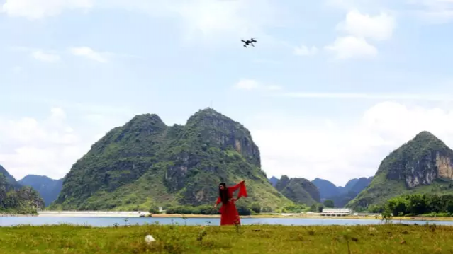 网络大电影《三界》渠洋湖拍摄现场 - 靖西市·靖西网