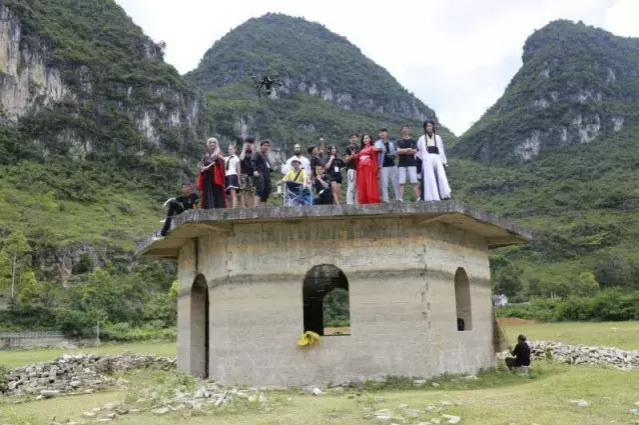 网络大电影《三界》渠洋湖拍摄现场 - 靖西市·靖西网