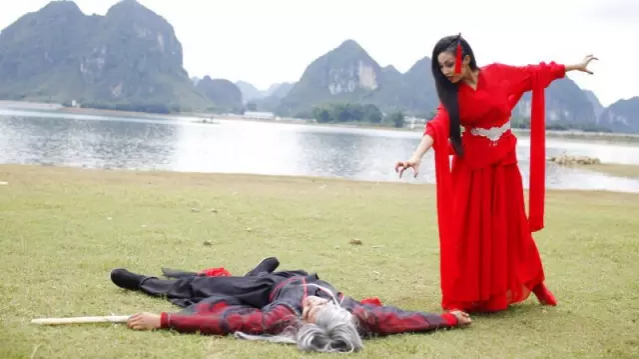 网络大电影《三界》渠洋湖拍摄现场 - 靖西市·靖西网