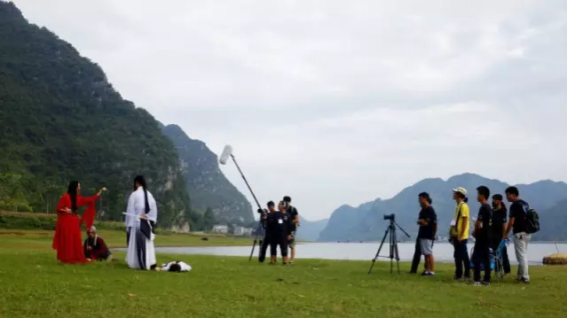 网络大电影《三界》渠洋湖拍摄现场 - 靖西市·靖西网