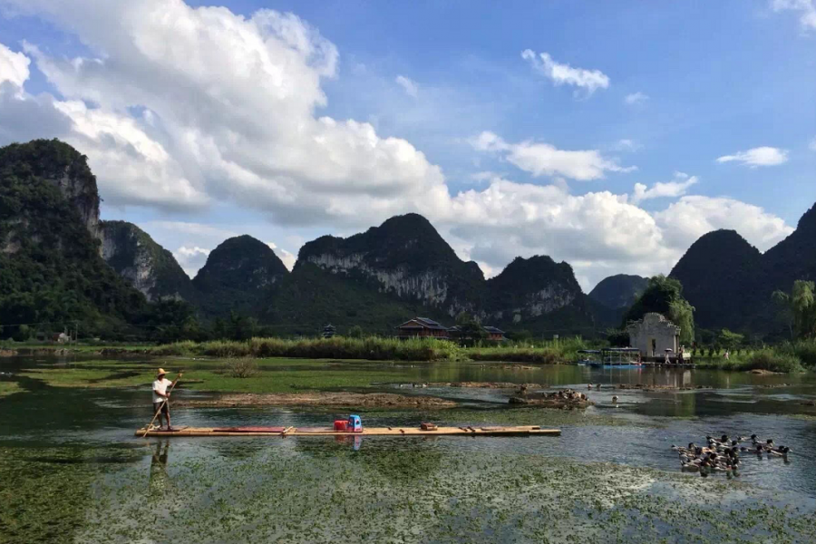 鹅泉 中国画卷，画中还有我有你有他有它！ - 靖西市·靖西网