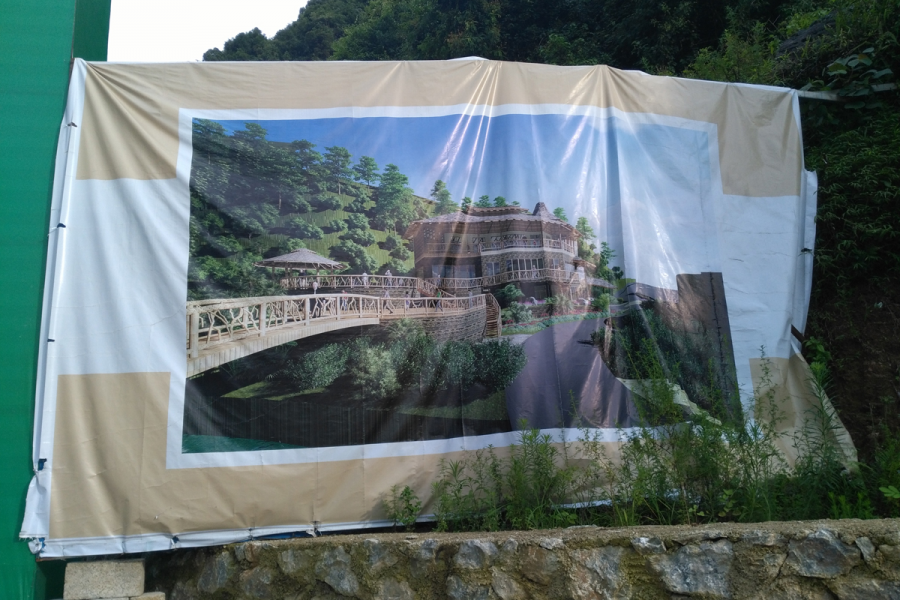 三叠岭瀑布顶部的度假酒店 - 靖西市·靖西网