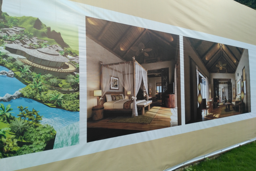 三叠岭瀑布顶部的度假酒店 - 靖西市·靖西网