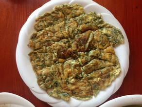 靖西传统风味小吃——水草煎蛋 - 靖西市·靖西网