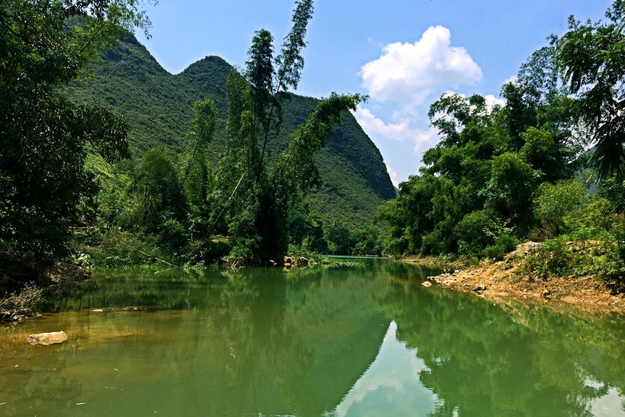 靖西二郎是一个古朴自然，山水秀丽、田园如画的小山村 - 靖西市·靖西网