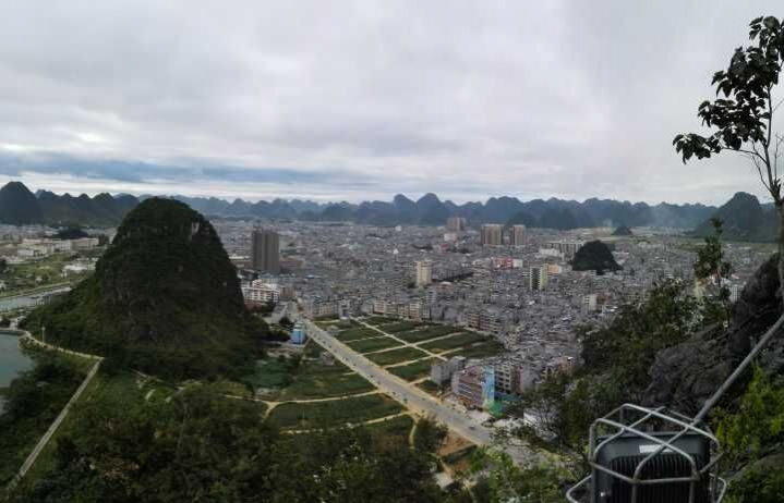 登银山看靖西大龙潭，看靖西城 - 靖西市·靖西网