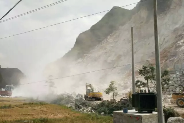 近日，靖西地州龙腾村民与村旁石场发生纠纷！ - 靖西市·靖西网