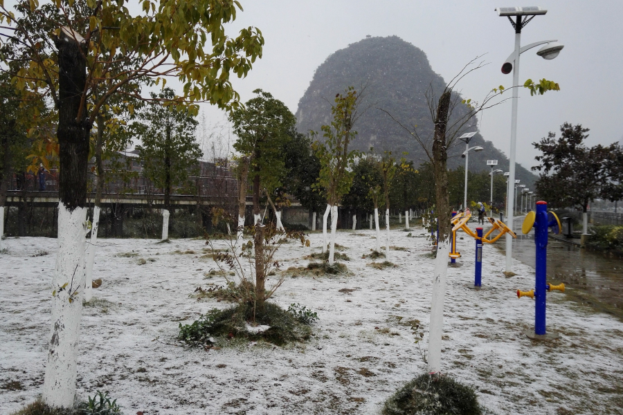 再次回忆靖西那年的冬天那早的雪。 - 靖西市·靖西网