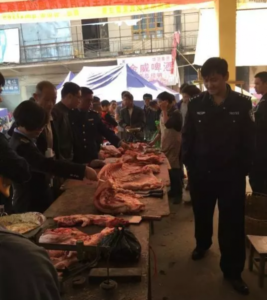 靖西龙临又烧毁问题猪肉460斤，还能放心吃肉肉吗？ - 靖西市·靖西网