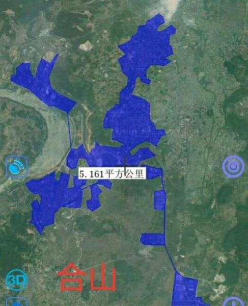 最新谷歌地图：看看靖西和周边县市的城区面积，意想不到！ - 靖西市·靖西网