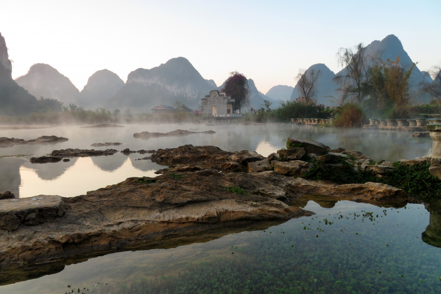 靖西鹅泉冬景 - 靖西市·靖西网