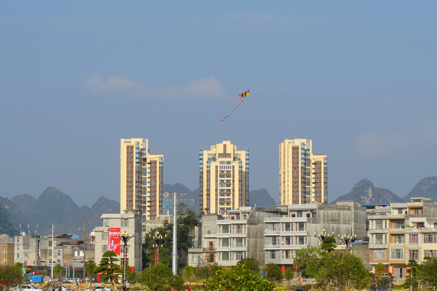 放风筝 - 靖西市·靖西网