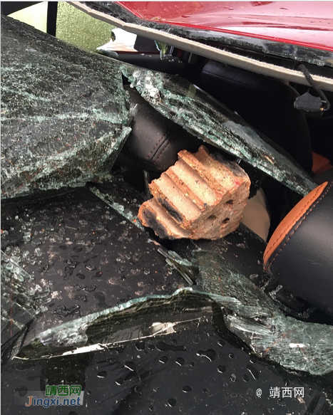 元旦百色一“豪车”当街被砸，什么仇什么怨！ - 靖西市·靖西网