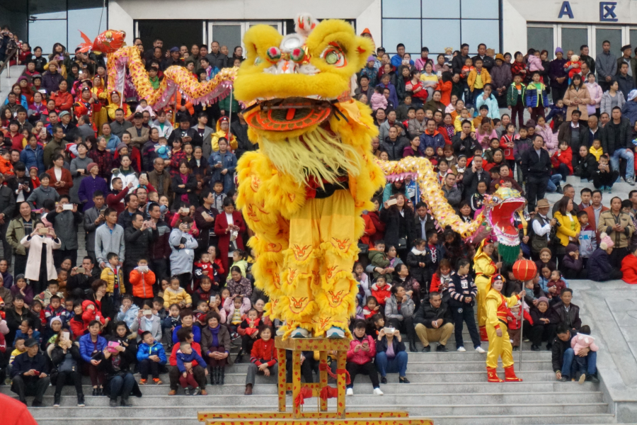 靖西2017年春节祈福民俗大巡游 - 靖西市·靖西网