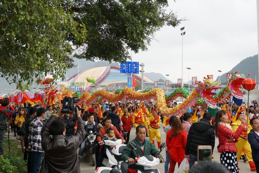 靖西2017年春节祈福民俗大巡游 - 靖西市·靖西网