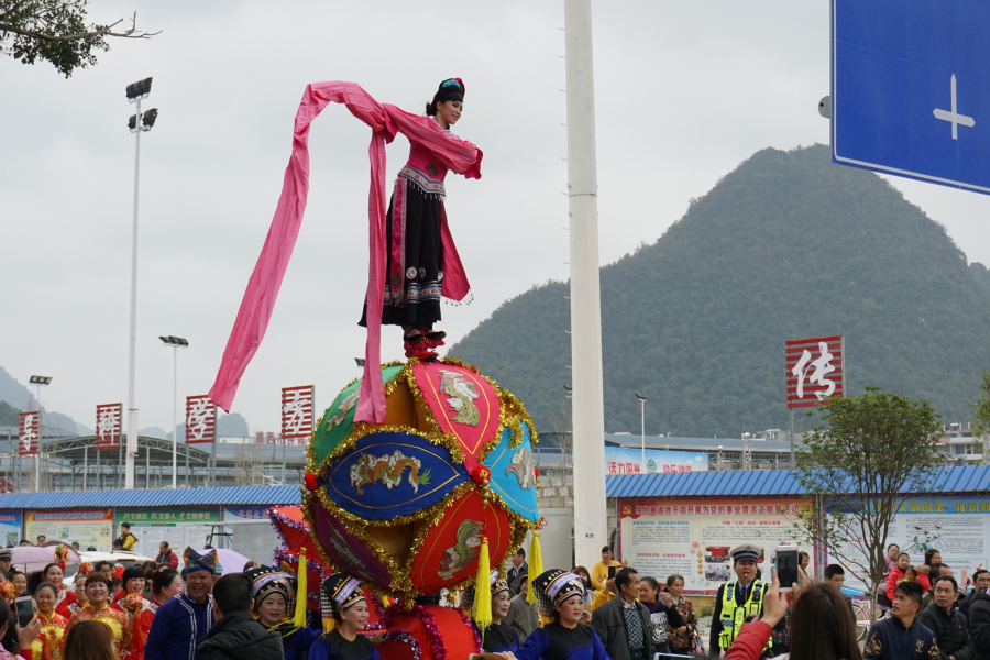 靖西2017年春节祈福民俗大巡游 - 靖西市·靖西网