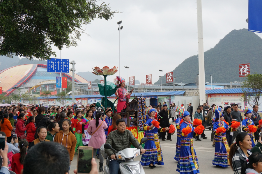 靖西2017年春节祈福民俗大巡游 - 靖西市·靖西网