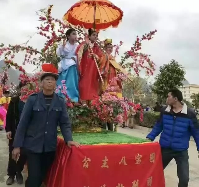 靖西2017年春节祈福民俗大巡游 - 靖西市·靖西网