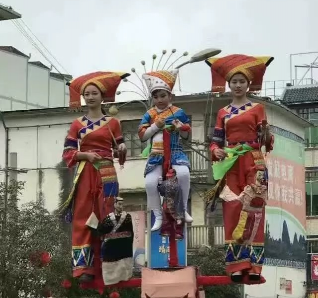 靖西2017年春节祈福民俗大巡游 - 靖西市·靖西网