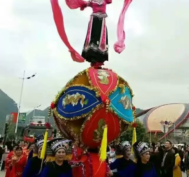 靖西2017年春节祈福民俗大巡游 - 靖西市·靖西网