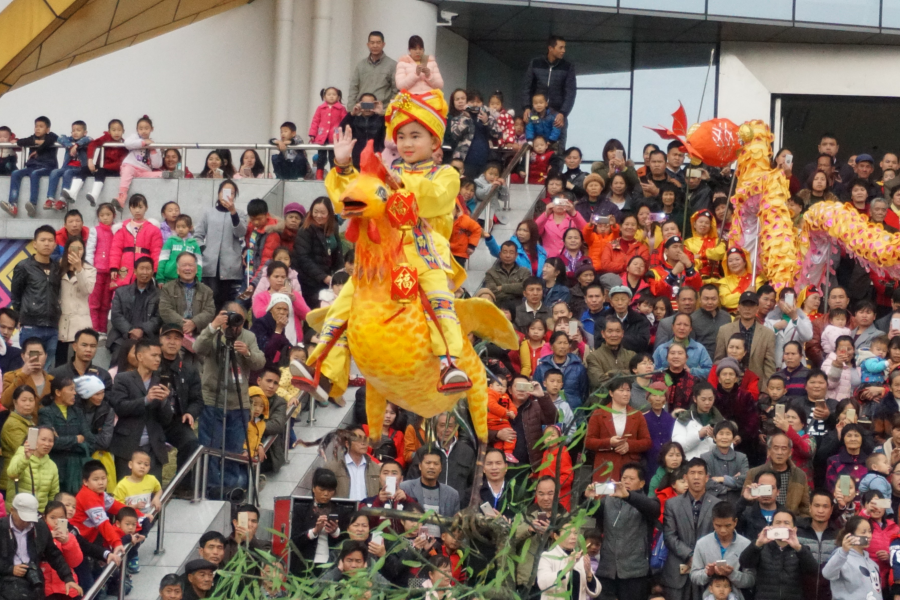 靖西2017年春节祈福民俗大巡游 - 靖西市·靖西网