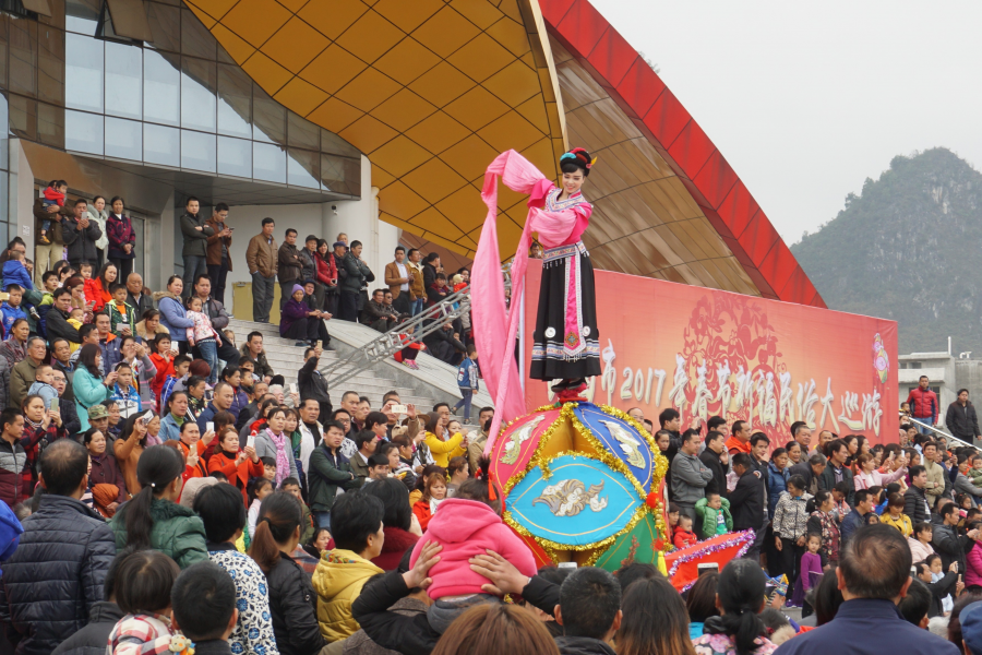 靖西2017年春节祈福民俗大巡游 - 靖西市·靖西网