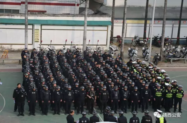 [春节我在岗上]靖西警察蜀黍是这样过年的，请看... - 靖西市·靖西网