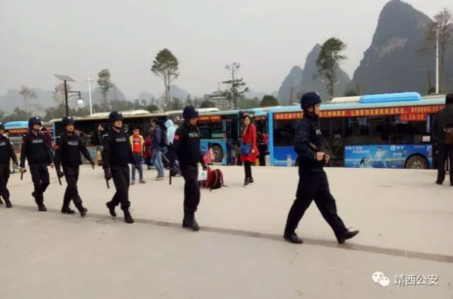 [春节我在岗上]靖西警察蜀黍是这样过年的，请看... - 靖西市·靖西网